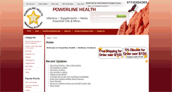 Desktop Screenshot of powerlinehealth.com